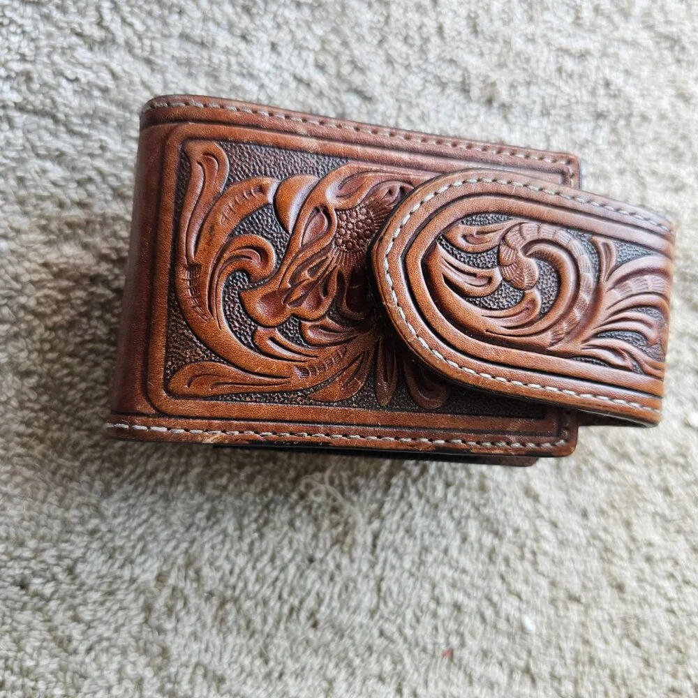 leather hand tooled